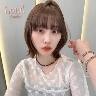 ショート レイヤー/韓国/ボブ 縮毛矯正/畠中ケントのヘアスタイル