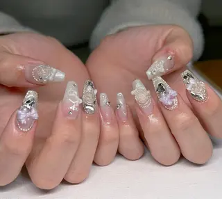 ネイル Momo チップ長さ出し専門店のネイルデザイン