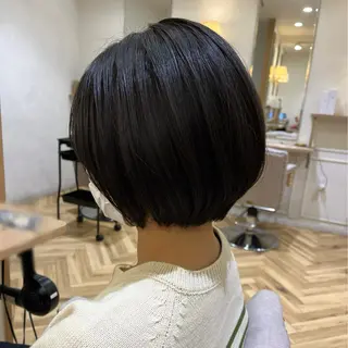 ショート 韓国ﾍｱ&ｼｮｰﾄ ボブ💜桑原のヘアスタイル