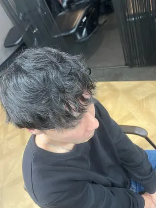 ショート パーマ メンズ CIEL天六店 三上春のヘアスタイル