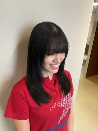 セミロング レイヤー/韓国/艶髪 /タカマサのヘアスタイル