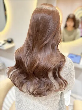 ロング カラー 松井 晴希のヘアスタイル