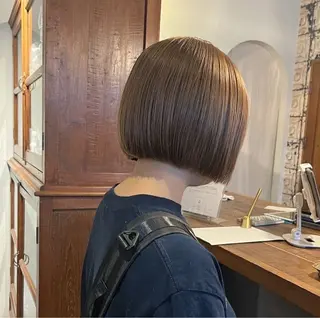 カラー あかね 髪質改善ストレートのヘアスタイル