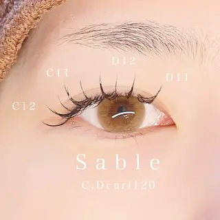 マツエク・マツパ ＜まつげパーマ・アイブロウ・ヘアメイク 専門店＞Le vail 札幌円山店所属・Le vail 藤光のマツエク・マツパデザイン