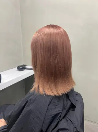 ミディアム 小顔カット/髪質改善 /  店長 河井雄貴のヘアスタイル