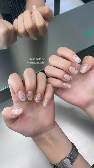 ネイル ᴀɴᴊɪ♡束感まつ毛 /京都のマツエク・マツパデザイン