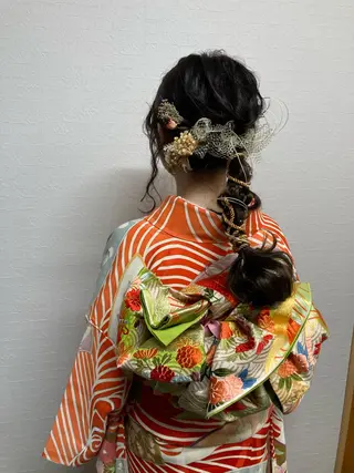 ヘアアレンジ katae sayoriのヘアスタイル