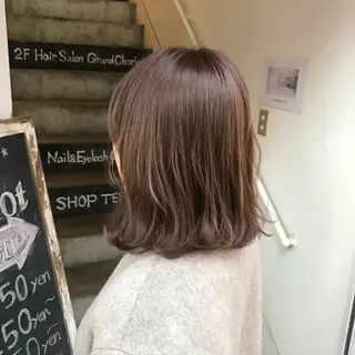 ミディアム 【指名No1】飯塚 宏美のヘアスタイル