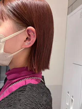 ショート カラー satsuki 暖色・ブラウンカラーのヘアスタイル