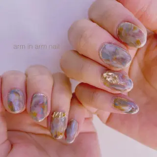 ネイル arm in arm ︎✿Yamamotoのマツエク・マツパデザイン