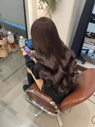 カラー 🖤ROSEL／ KUREA🖤のヘアスタイル