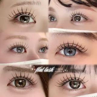 マツエク・マツパ 【那覇/束感まつ毛】 ｷｬﾒﾙのマツエク・マツパデザイン