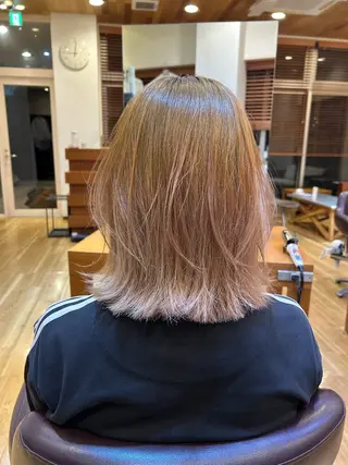 ミディアム CINNAMON所属・カットモデル レイヤーカット/ボブのヘアスタイル