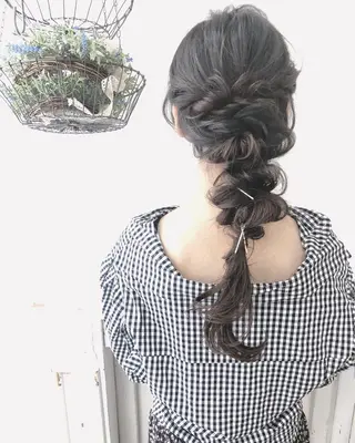 ロング ＨＩ ROのヘアスタイル