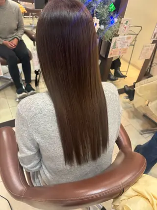 ロング 西村 亜弥のヘアスタイル