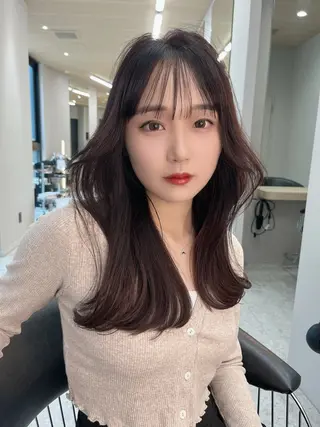 セミロング カラー votan tenjin所属・杉本 大地のヘアスタイル