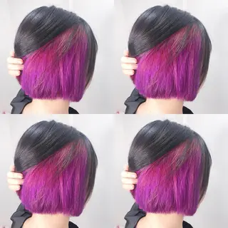 ミディアム カラー ヘアアレンジ ブリーチ/ヘアケア 🪞TAKUMA🪞のヘアスタイル