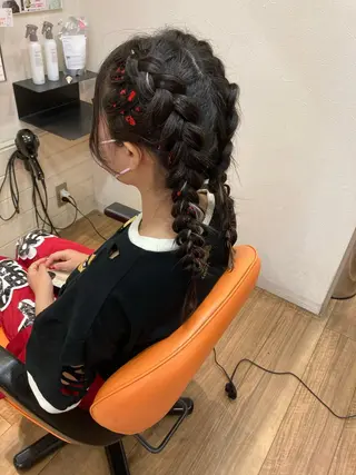 セミロング ヘアアレンジ okuda yuukiのヘアスタイル