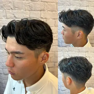 ミディアム Syunta Sato/佐藤駿太のヘアスタイル