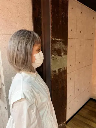 ミディアム 《酸性》矯正特化 SHIN亀井 真のヘアスタイル