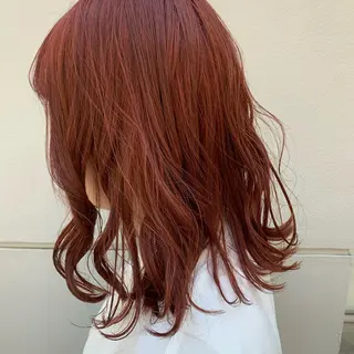 セミロング カラー ヘアアレンジ サナ🌱 切りっぱなしボブのヘアスタイル