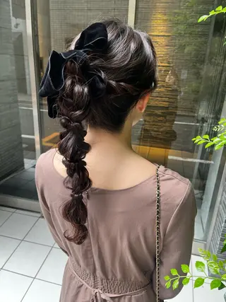ロング ヘアアレンジ ⭐️ アユミ⭐️のヘアスタイル