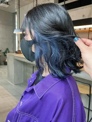 ミディアム カラー ヘアアレンジ son hair HIROEのヘアスタイル
