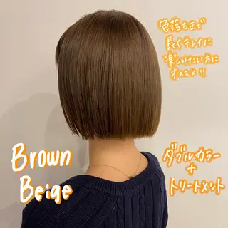 ショート カラー 暖色艶color / ボブ🦩Rioのヘアスタイル
