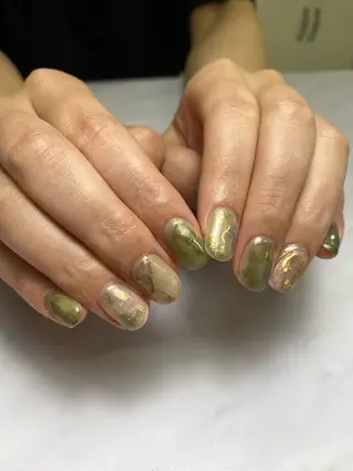 ネイル 草加ニュアンスネイル 🌚hersのネイルデザイン