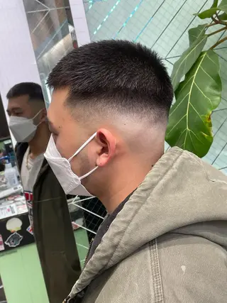 メンズ Le'a所属・渋谷/フェード/ 國分 翔のヘアスタイル