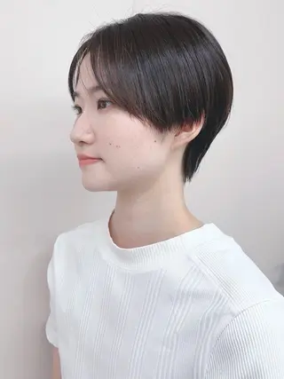 ショート 小顔ボブ/お悩み解決 /ボブパーマ/とういのヘアスタイル