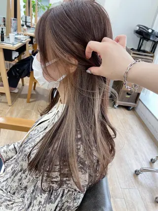 ロング カラー 🤎ベージュカラー 🐶メンズパーマのヘアスタイル