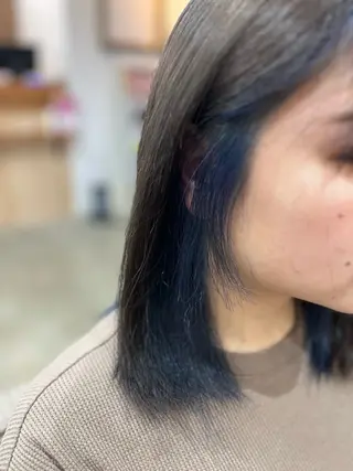 ミディアム カラー 髪質改善/艶髪/透明 感カラー🫧ｼｽﾞｸのヘアスタイル