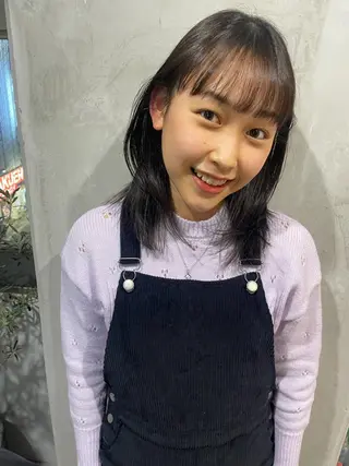 セミロング ヘアアレンジ 似合わせカット/ aoiのヘアスタイル