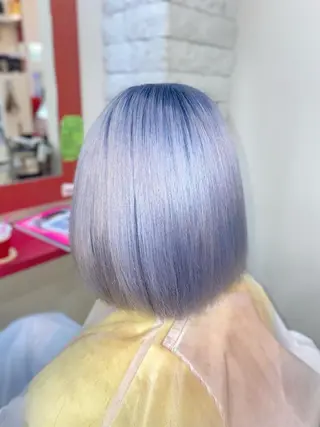 ショート ゆぴ☾‪/推しカラー /ハイトーンのヘアスタイル