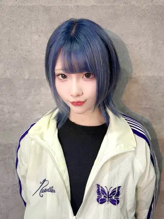 ショート Nuit 新宿所属・エクステ×ブリーチ× レイヤー🌟Kのヘアスタイル