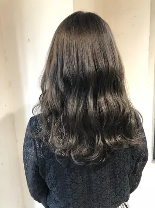 ロング カラー ヘアアレンジ メンズ キッズ ネイル マツエク・マツパ GO TODAY SHAiRE SALON所属・透明感カラー🤎 ゆりのヘアスタイル