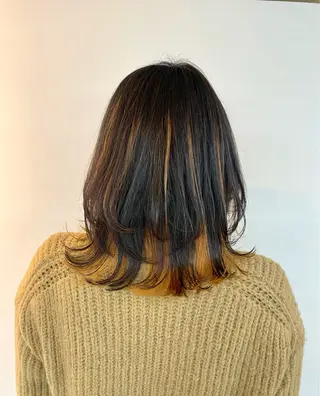 ミディアム カラー Aujuaソムリエ 🎨‎♡HARUのヘアスタイル