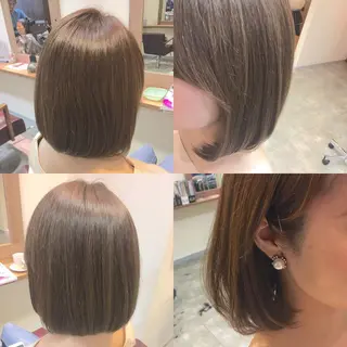 ミディアム カラー hair salon Ranun髪質改善のヘアスタイル
