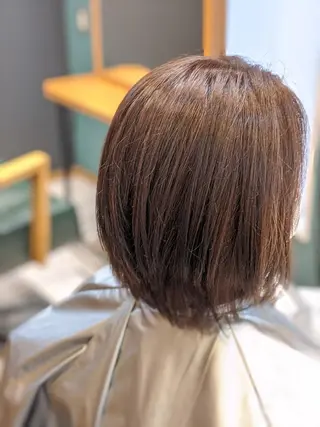 ミディアム カラー 吉村 周馬のヘアスタイル