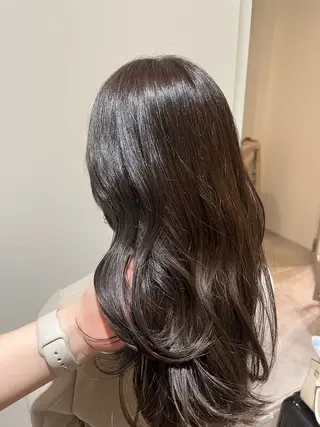 セミロング 暖色カラー/似合わせ カット/名古屋/辻のヘアスタイル