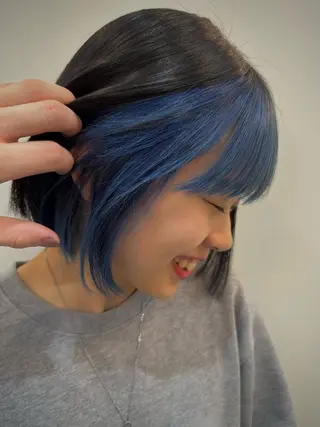 ショート カラー KAKERU/ボブ/ ショート/パーマ🌱のヘアスタイル