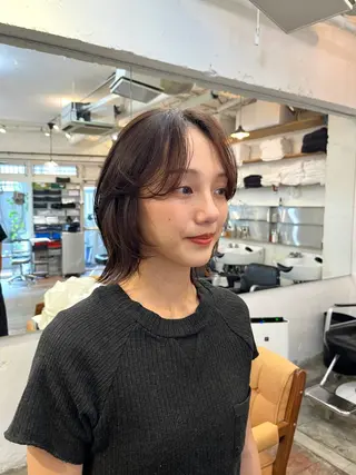 ミディアム SAN所属・cut無料/レイヤー momoha🐰🪡のヘアスタイル