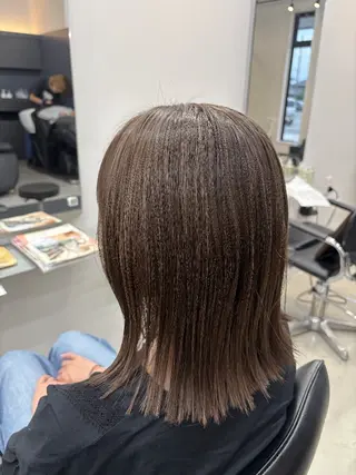 ミディアム lafithhairelan所属・lafithhair スタイリスト岡由羅のヘアスタイル