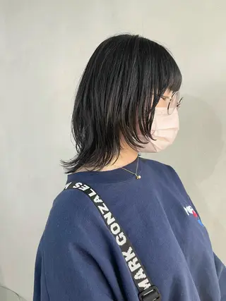 ショート 柏 ウルフ/レイヤー 田中佐和🐺のヘアスタイル