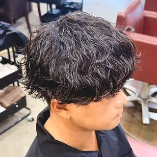 パーマ メンズ メンズカット/パーマ /ハイライト/RYUのヘアスタイル