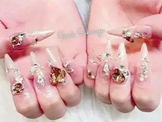 ロング Quick Sukarupu新宿のネイルデザイン