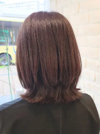 ミディアム 🌺仲盛 恵理香🌺のヘアスタイル