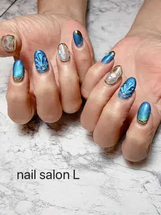 ネイル 吉川市 ネイルサロンLのネイルデザイン