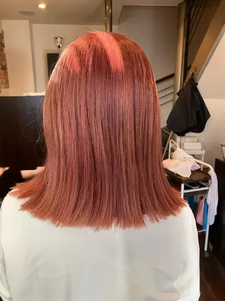 ミディアム カラー Parfait 山本のヘアスタイル